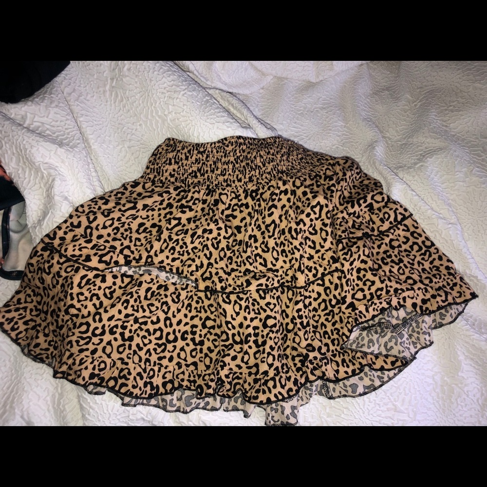 pacsun lottie moss cheetah skirt